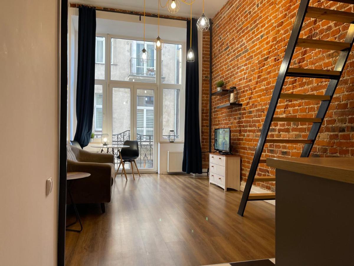 Ferienwohnung Urokliwy Loft W Ncl Kamienica Vabank Nr 18 Łódź Exterior foto